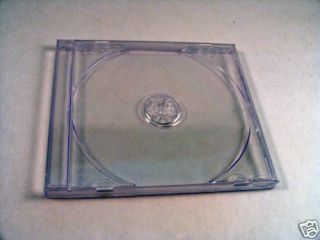 200 CD DVD Jewel Case Standard Clear 10 4mm Storage Box