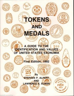  MEDALS Guide To Identification + Value US Exonumia by Alpert+Elman NEW