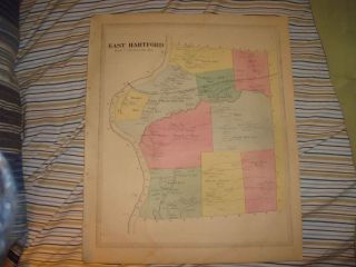  North Manchester Union Village Hartford County Connecticut Map