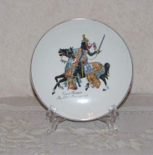 this edward plantagenet black prince decorative plate is gently used