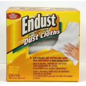 ENDUST DRY DISPOSABLE DUST CLOTHS 6 PACKS OF 10