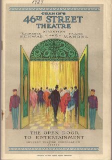 Playbill 1929   FOLLOW THRU   Jack Haley, Eleanor Powell