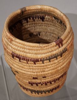 C1950 YuPIK Yupik Eskimo Native American Indian Sea Grass Basket