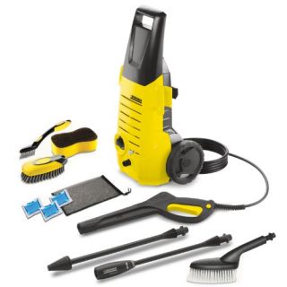  1600 PSI 1 25 GPM Electric Pressure Washer with Car Care Kit