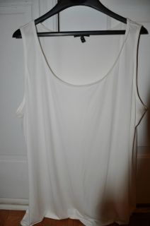 Eileen Fisher Woman Size 2X Ivory Tank Top Shell