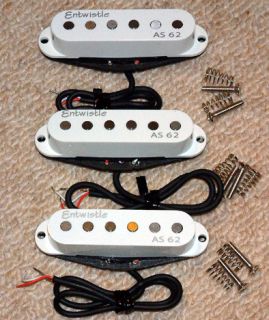 Close Out Set of 3 Entwistle as 62 Single Coil Pickups