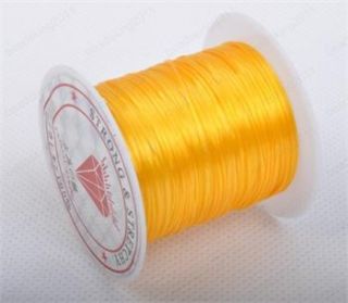  10M Charm Crystal Elastic String Thread Beading Bracelet Cord