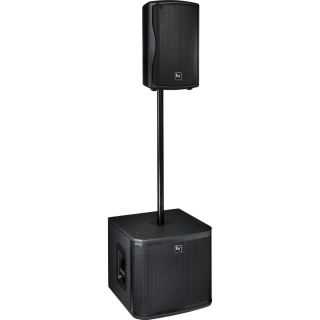 ElectroVoice ZXA1 Complete System w Subwoofers Powered Speakers 800w
