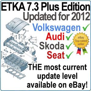  Etka 7 3 Updated for 2012 VW Electronic Parts Catalogue VAG EPC