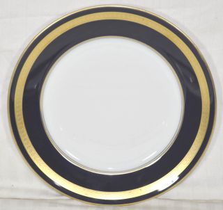 Vintage Rosenthal Cobalt Blue Gold Eminence 7 3 4 Salad Plate 16