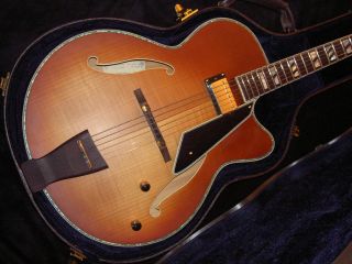 New 17 Peerless Jazz City Archtop Electric Guitar w HSC