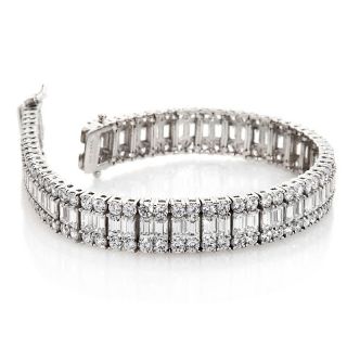 Jean Dousset Absolute Round and Baguette Tennis Bracelet at