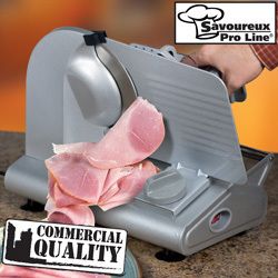 Savoureux Pro Line Electric Meat Slicer   Professional Quality