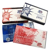 1999 proof and mint sets in original packaging price $ 399 95