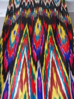  Made UZBEK Fabric Silk Ikat ADRAS Tissu En Soie Ouzbek Ikat 199