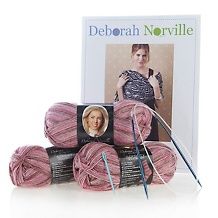 Deborah Norville Deborah Norville Everyday Beret and Mittens Knitting