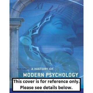  History of Modern Psychology 10th SEALED BRAND NEW Intl Ed by Schultz