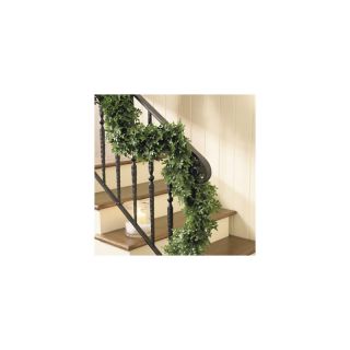 Ballard Designs Thick Boxwood Garland   6ft x 8in