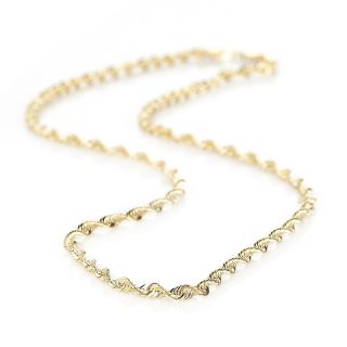 Michael Anthony Jewelry® 10K Gold Pashmina Rope Chain Necklace   18