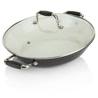 michelleB Cast Iron Lite 12 Chefs Pan with Lid