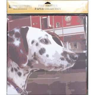 Uniformed Scrapbooks 12 x 12 Firefighters Paper Pack   20 Sheets at