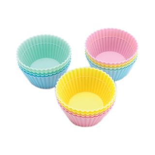  Entertaining Dinner Parties Wilton 12 Silicone Baking Cups   Pastel