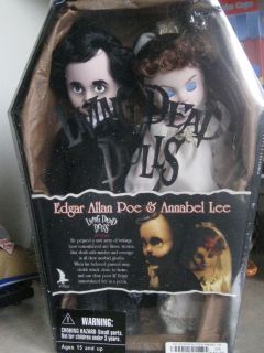 Living Dead Dolls Edgar Allan Poe Annabel Lee Doll Set