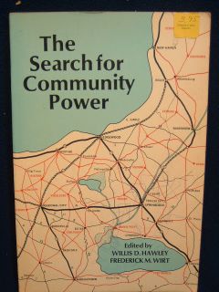 The Search for Community Power, Willis D. Hawley/ Englewood Cliffs