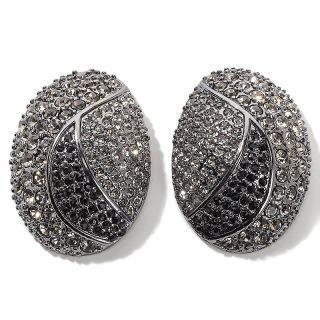  gunmetal tone pave earrings note customer pick rating 4 $ 13 97