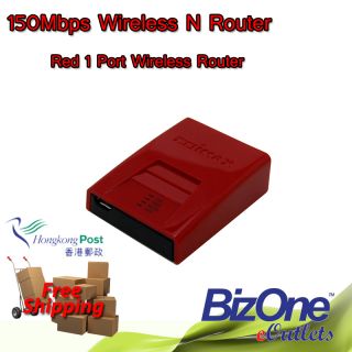 Edimax BR 6258N Red 150Mbps Wireless Nano Router 649659020610