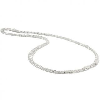  Necklaces Chain La dea Bendata Diamond Cut Multi Strand 17.5 Necklace