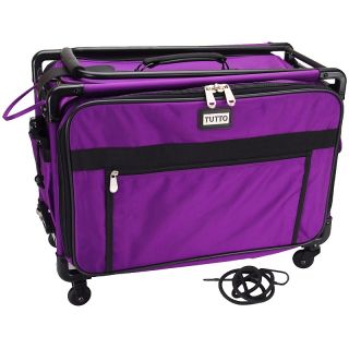  Storage Bins Tutto Craft On Wheels Large Case 22 x 15 x 12   Purp