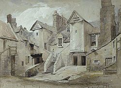 White Horse Close, Edinburgh, 1845 , National Gallery of Scotland .