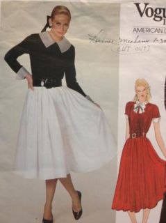 1980s Vogue Edith Head Sewing Pattern 2871 Formal Evening Skirt Top