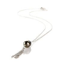 tara pearls tahitian pearl silver 17 tassel necklace d