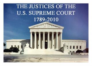  U s Supreme Court Justice Trading Cards Complete Set