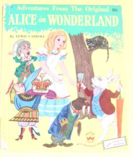  Alice in Wonderland Wonder Book 1951 Nice See