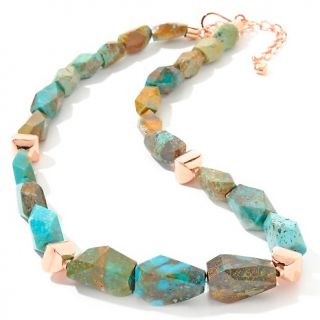  Finds by Jay King Jay King Anhui Turquoise Copper 19 3/4 Necklace