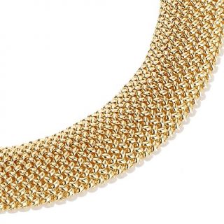 Technibond® Wide Woven Rice Link 19 Necklace