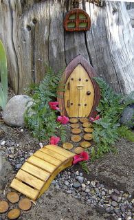 Miniature Garden Fairy, Gnome, Hobbit, Elf, Troll door, 7 Forest door
