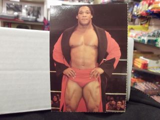  1985 Tony Atlas WCW Wrestling Postcard