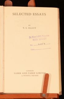 details eliot s influential collection of essays second edition fifth