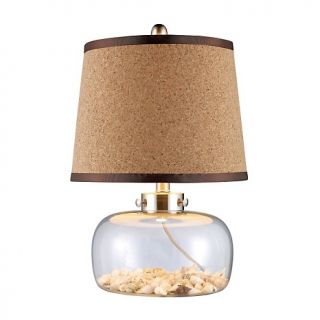 House Beautiful Marketplace 20 Margate Clear Glass Table Lamp