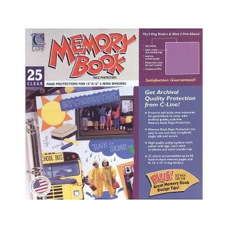  Albums Memory Book Top Load Clear Page Protectors   25 pack