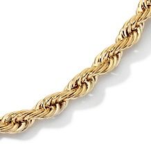  Michael Anthony Jewelry® 6mm Stainless Steel 22 Rope Chain Necklace