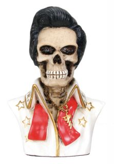 Elvis Skull Figurine DIY Key Head Car Shift Knob Custom