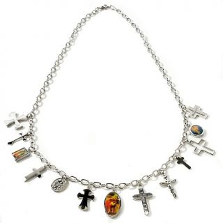  Michael Anthony Jewelry® Scapular Stainless Steel 30 Necklace