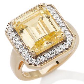  emerald cut canary framed ring note customer pick rating 25 $ 27 97 s