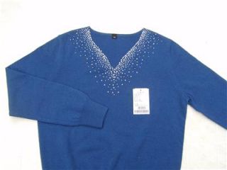 ERDOS Womens World Finest 100% Cashmere Sweater Shirt M Inner Mongolia