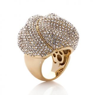 Joan Boyce Knot for the Shy Girl Pavé Crystal Ring